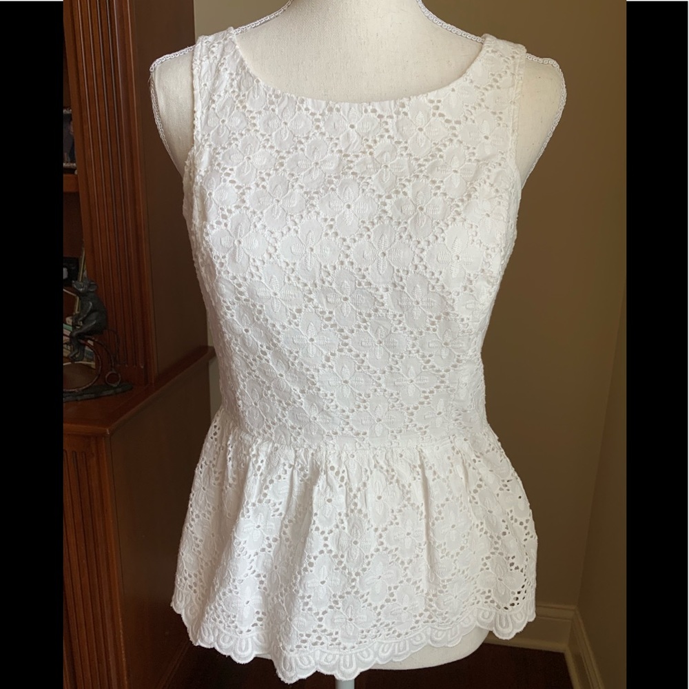 Lilly Pulitzer Ashton Ruffles Peplum Top